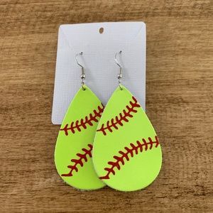 Softball Earrings